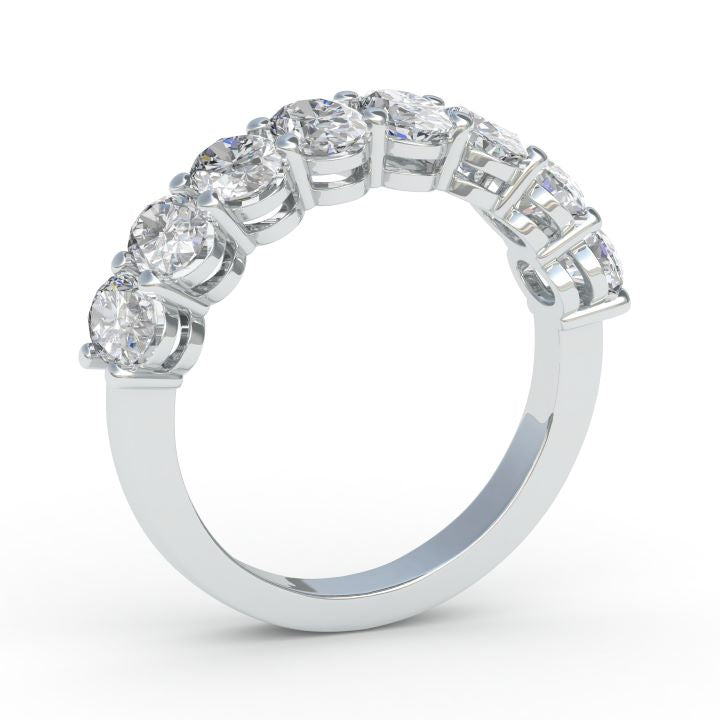 18ct white gold Oval Lab Grown Diamond ring